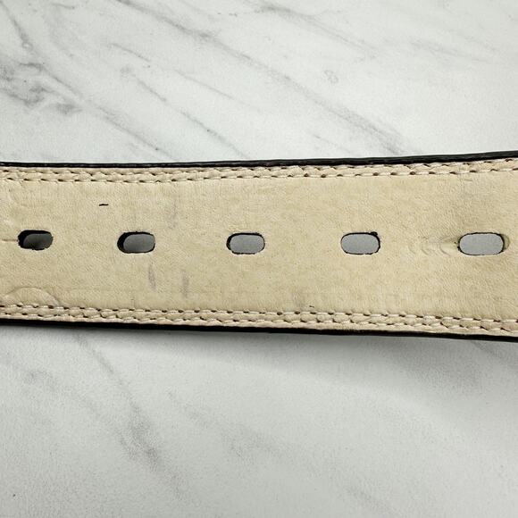 Chinese Laundry Brown Leather Wide Belt Large (L) Textured Boho ✨ - Picture 14 of 14